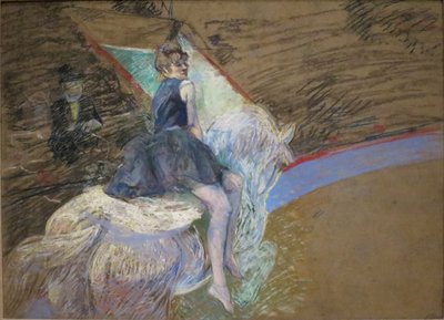 At the Cirque Fernando by Henri de Toulouse Lautrec